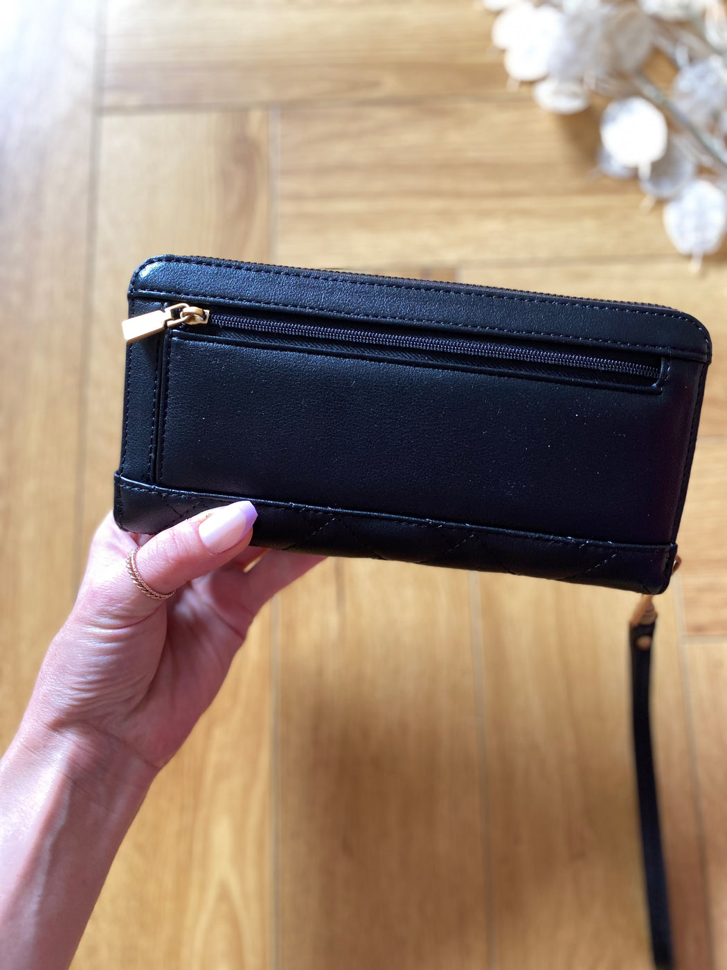 Guess gracelynn black wallet