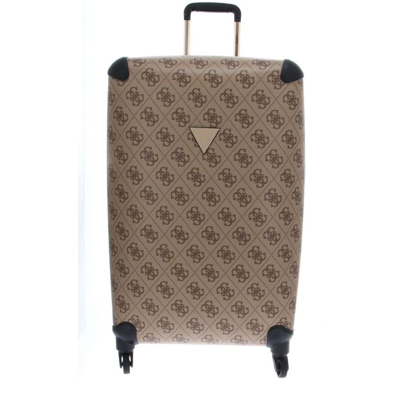Guess mocha suitcase Clearance