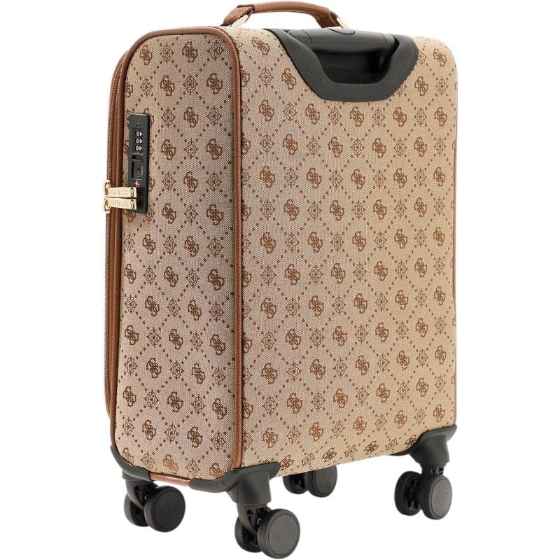 Melinda 18 inch latte logo travel suitcase