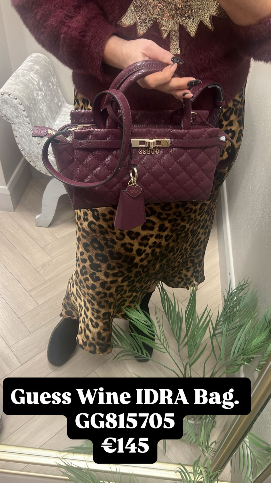 Guess Wine IDRA Bag. GG815705