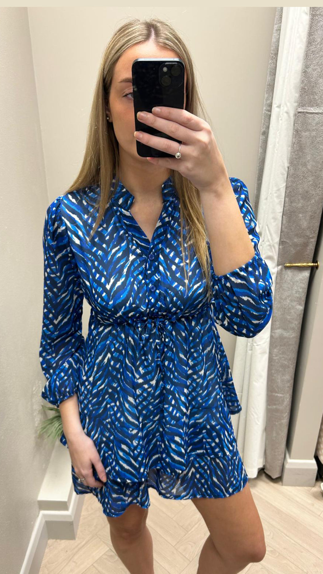 Blue navy  Latina mini dress