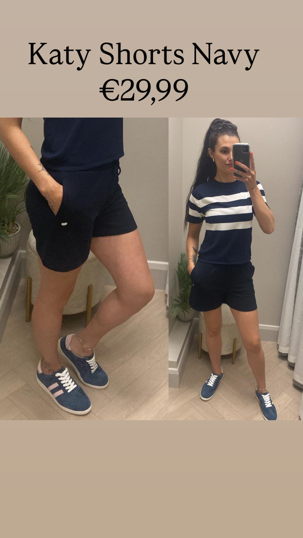 Katy Shorts Navy
