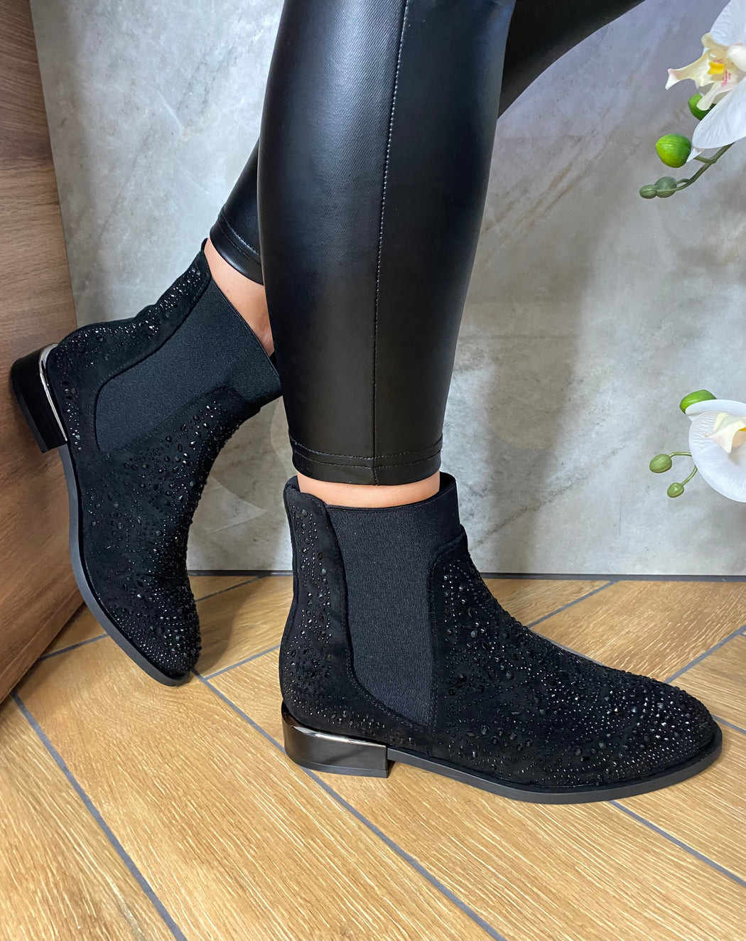 Yuni one ink gems ankle boots