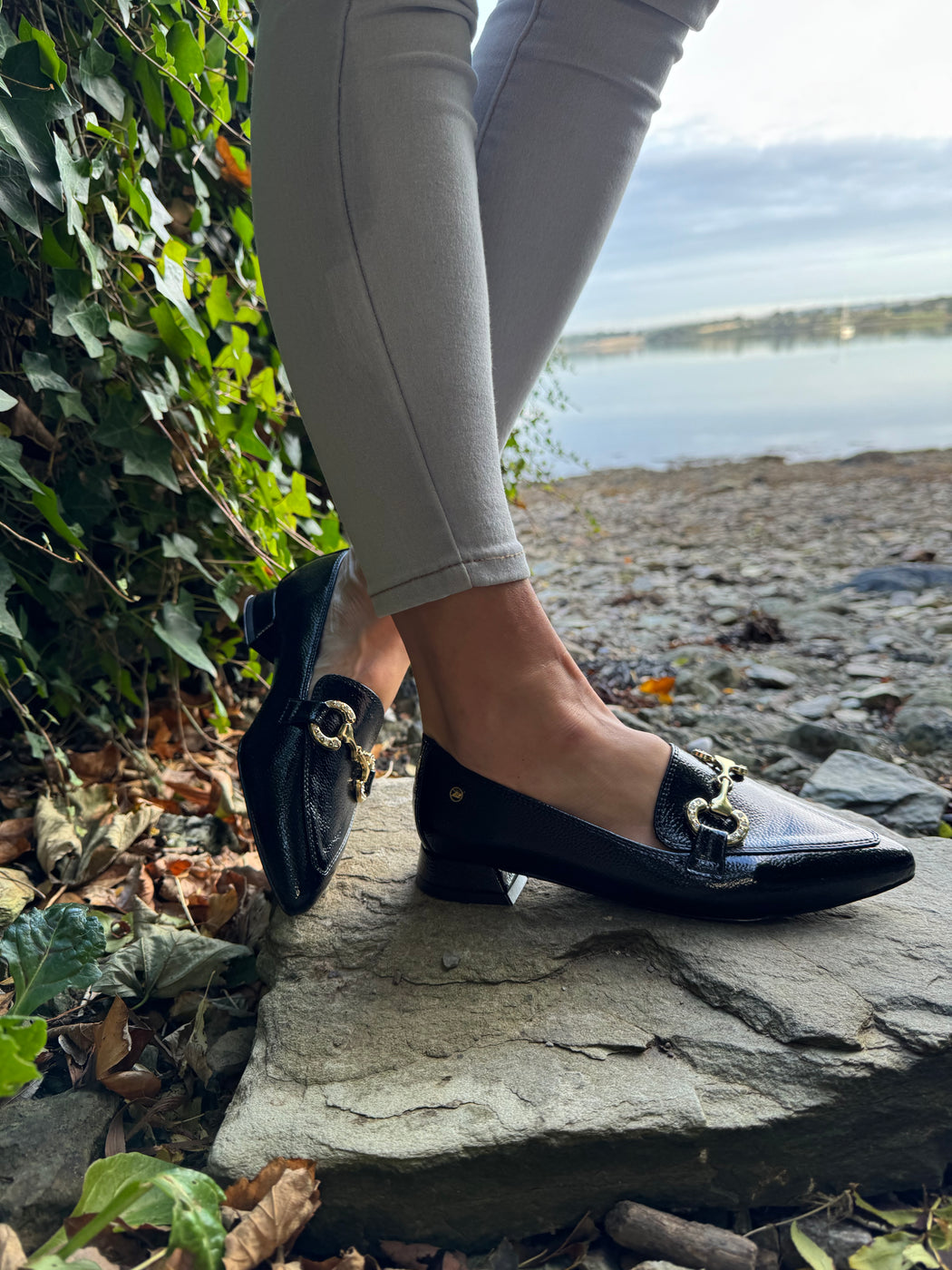 Dalat one Ink Glaze pointed loafer