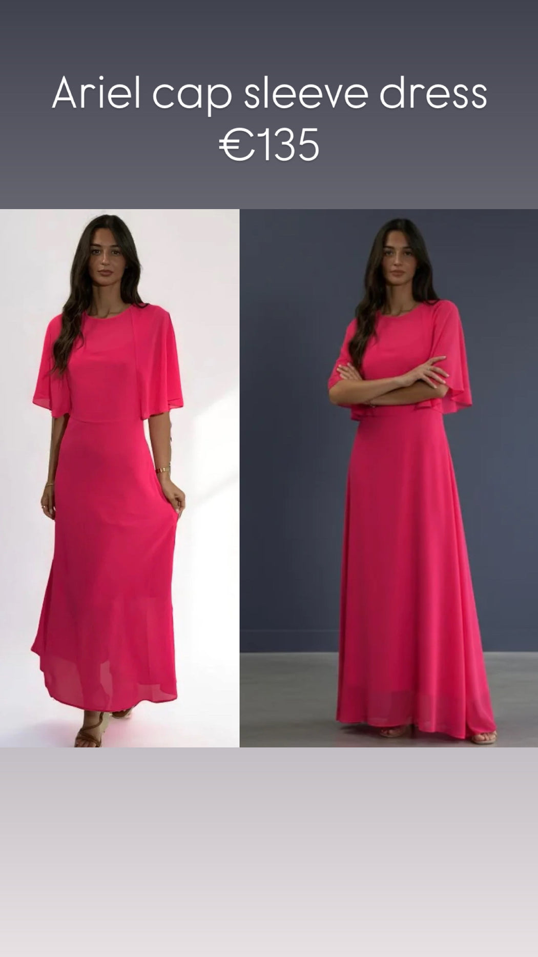 Ariel cap sleeve dress