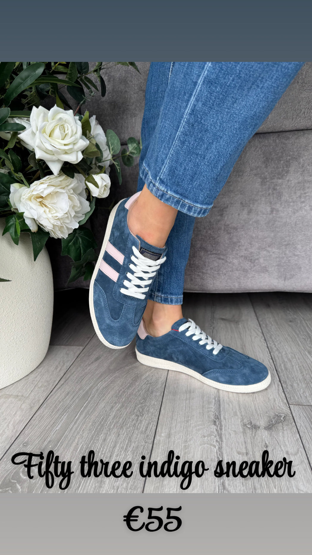 Fifty Three Indigo Sneaker