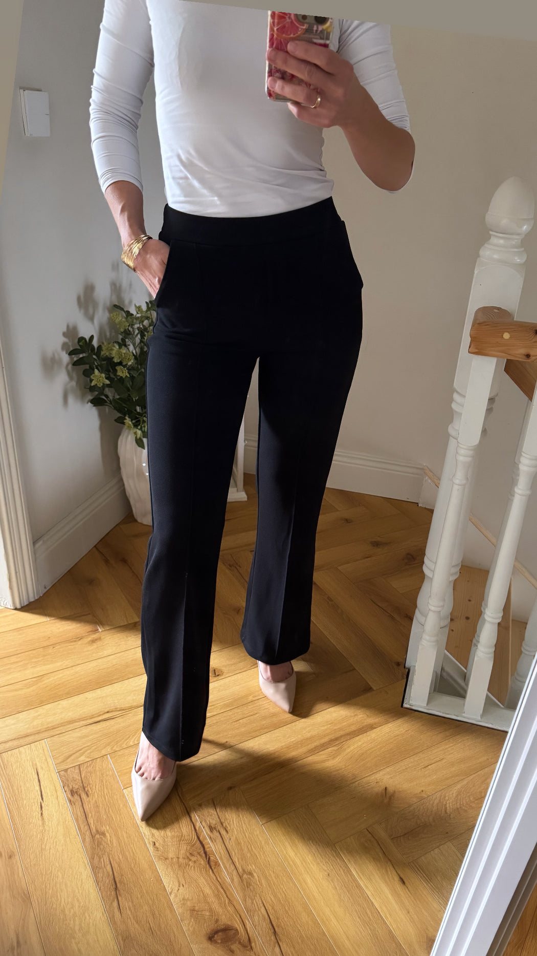 Black Yale trousers