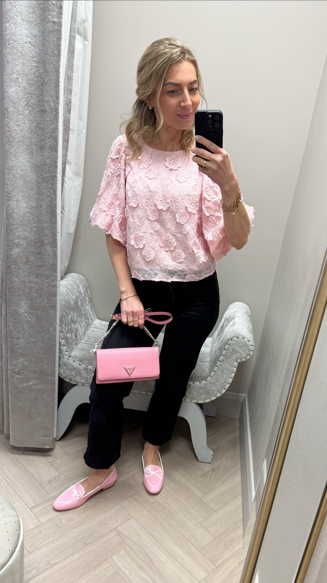 Guess pink Noelle mini ZG787975 crossbody