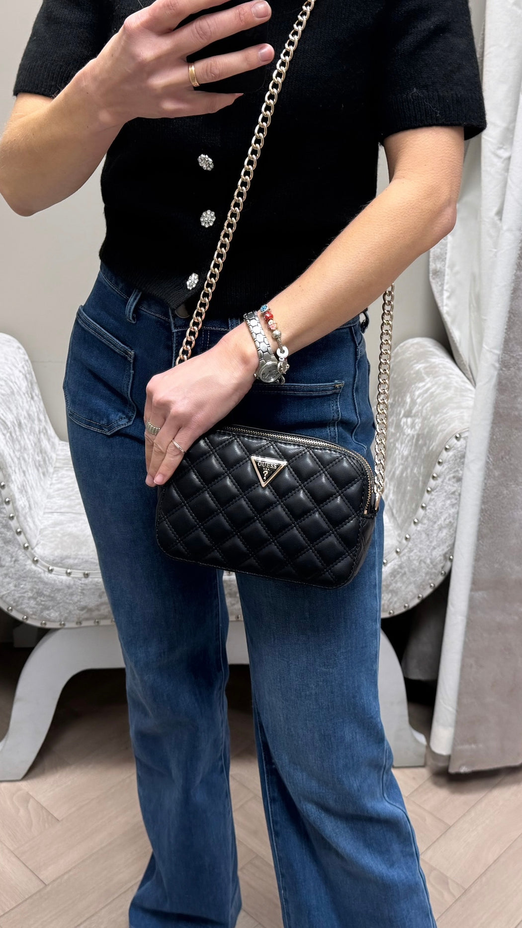 Guess black Giully  bag  qg967314