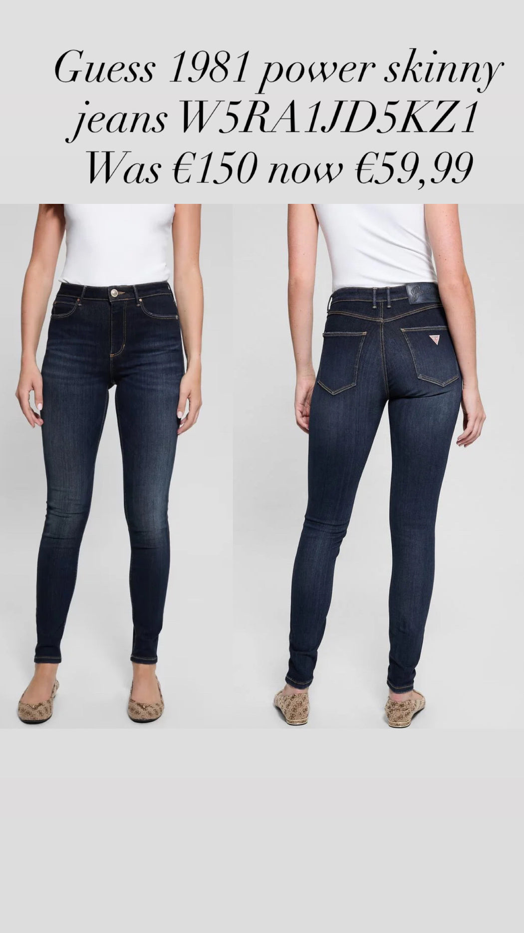 Guess 1981 power skinny jeans W5RA1JD5KZ1