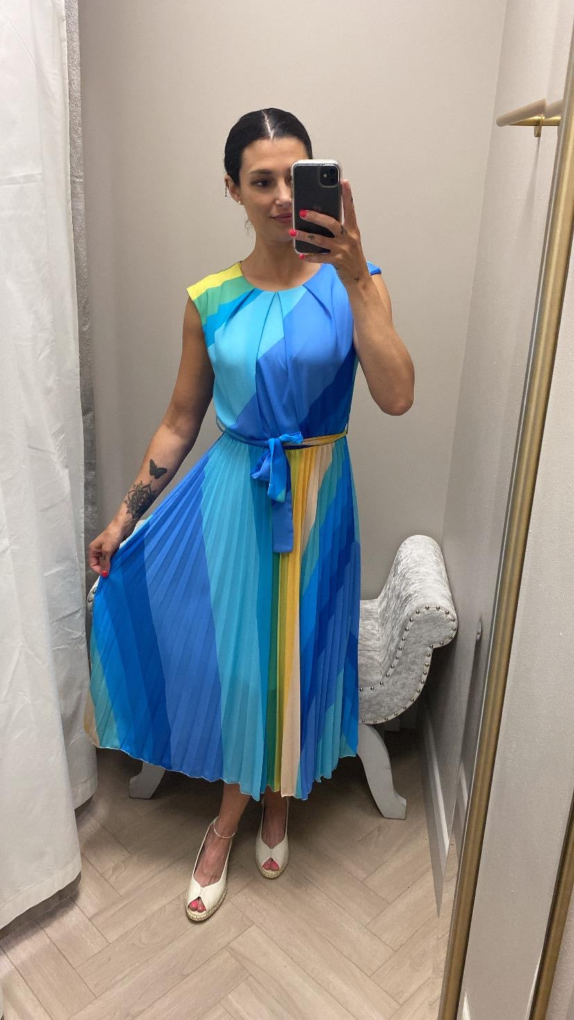 Rainbow blue midi