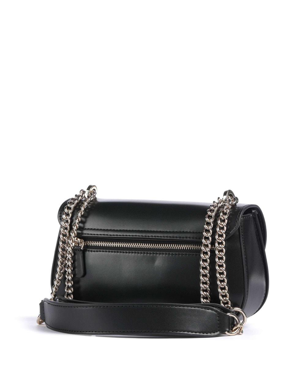 Black daryna guess flap over crossbody bag VG949321