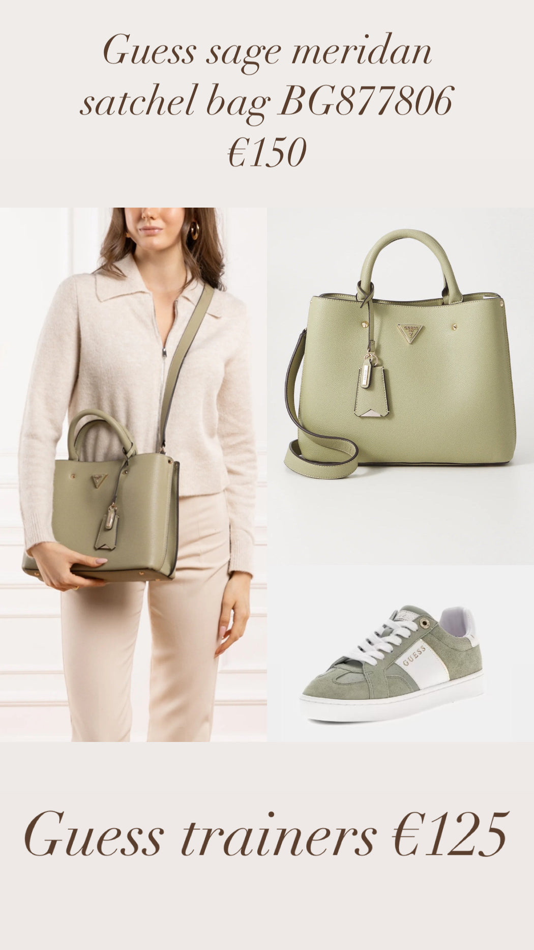 Guess sage meridan satchel bag BG877806