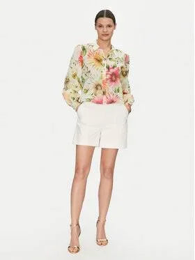 Guess peony floral shirt w5gh85wh6c0