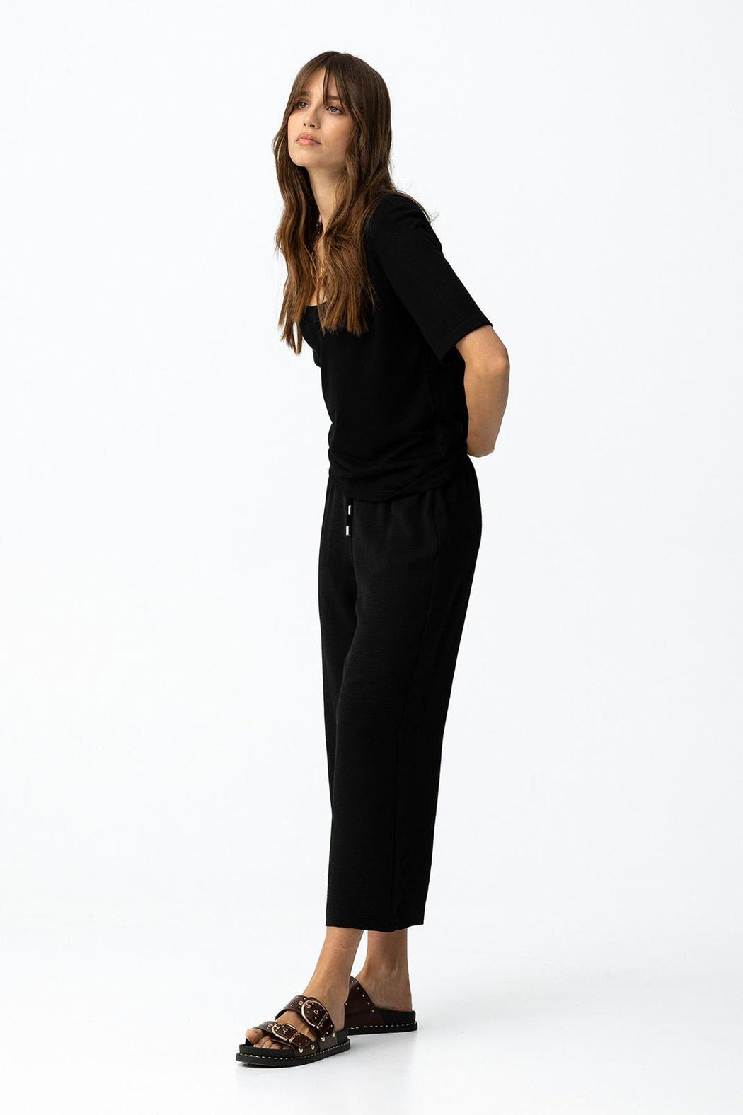 Francesca black trousers