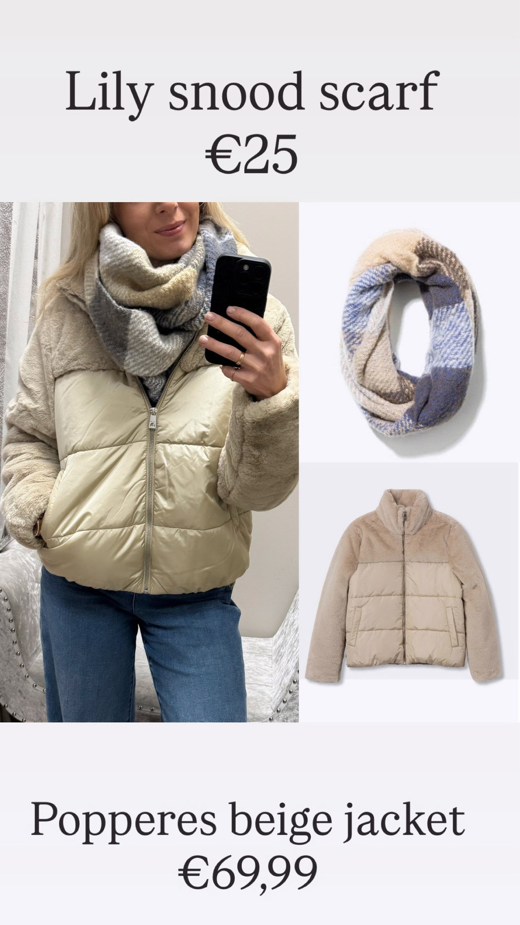 Popperes beige jacket