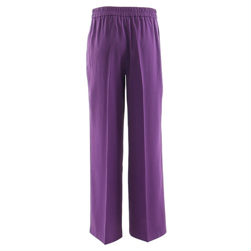 Sally wide leg purple trousers