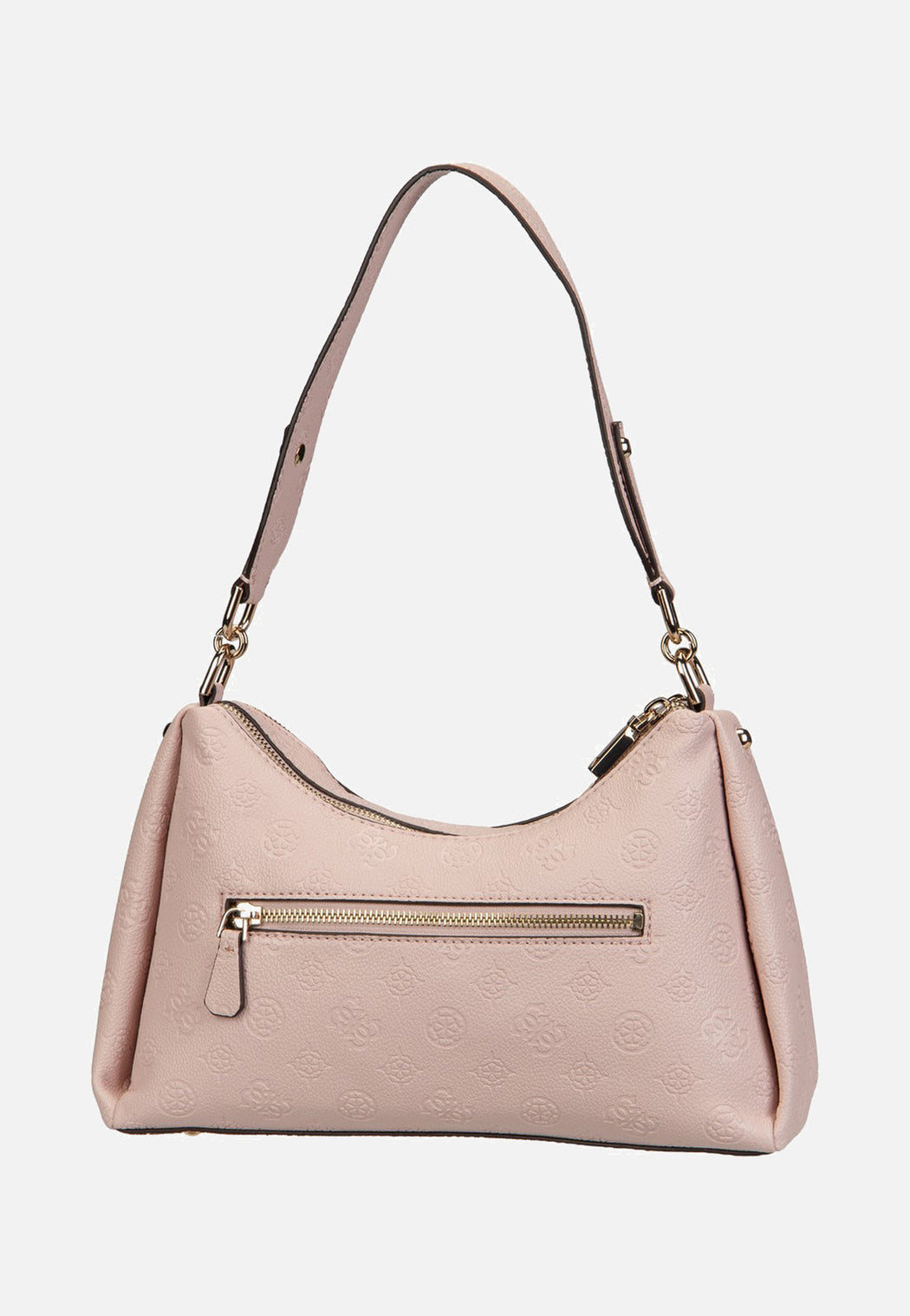 Guess anise   light rose double zip shoulder bag