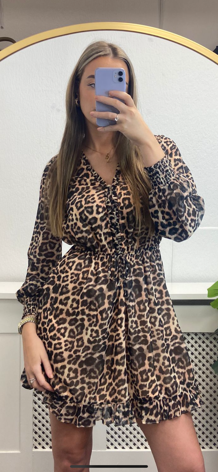 W4GK42WDW82-P1GS leopard print dress