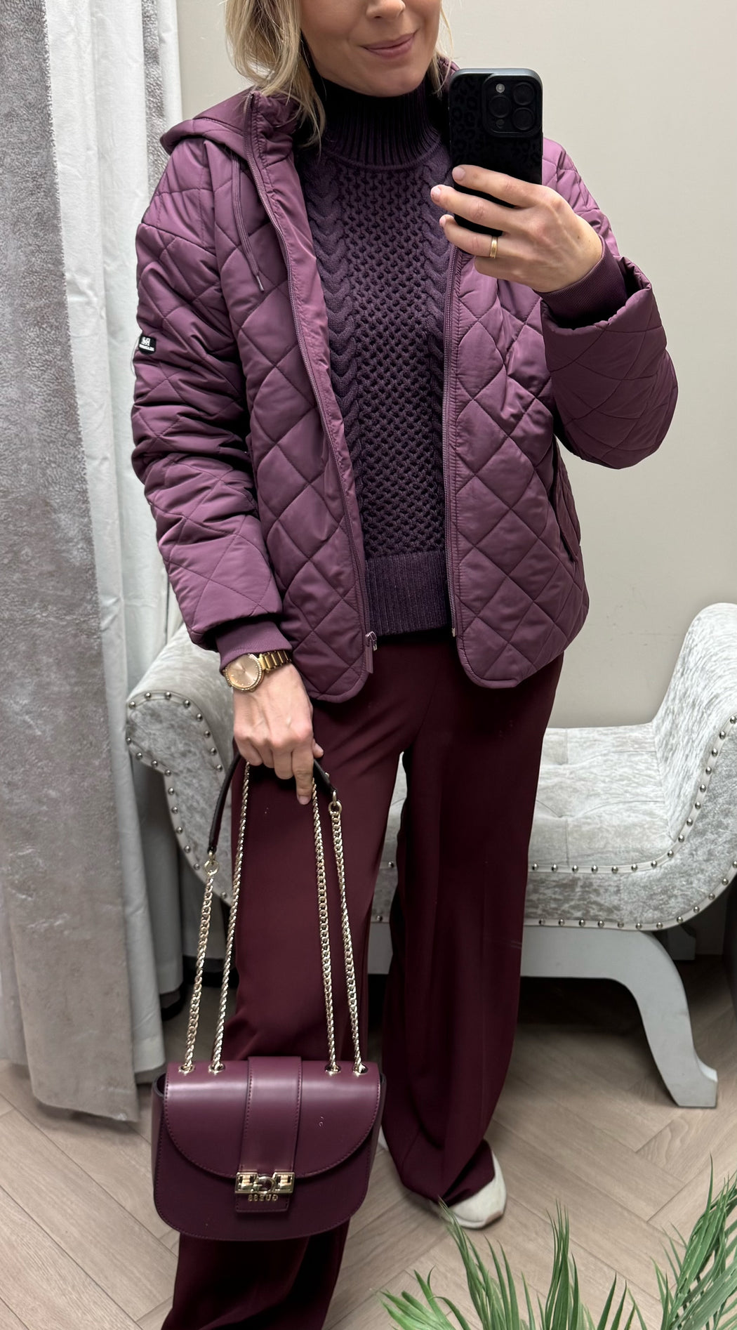 Fia Jacket Plum