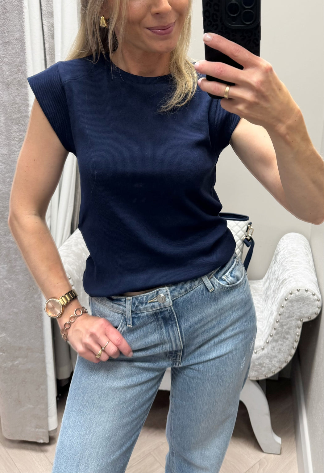 Maresia tee navy