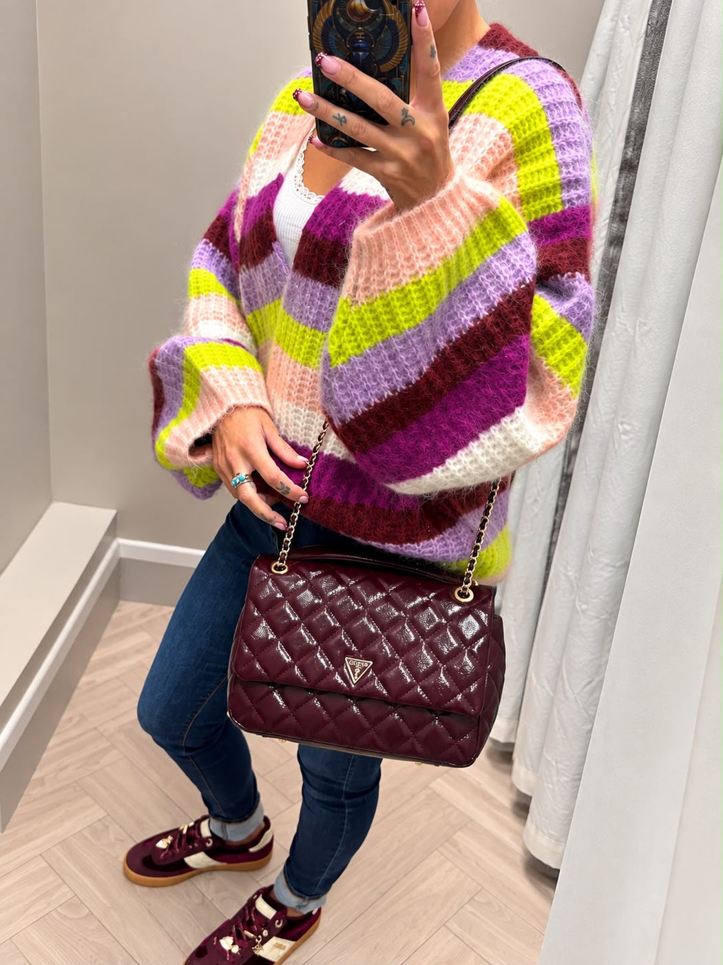 Guess Juliet burgundy QT245621 bag
