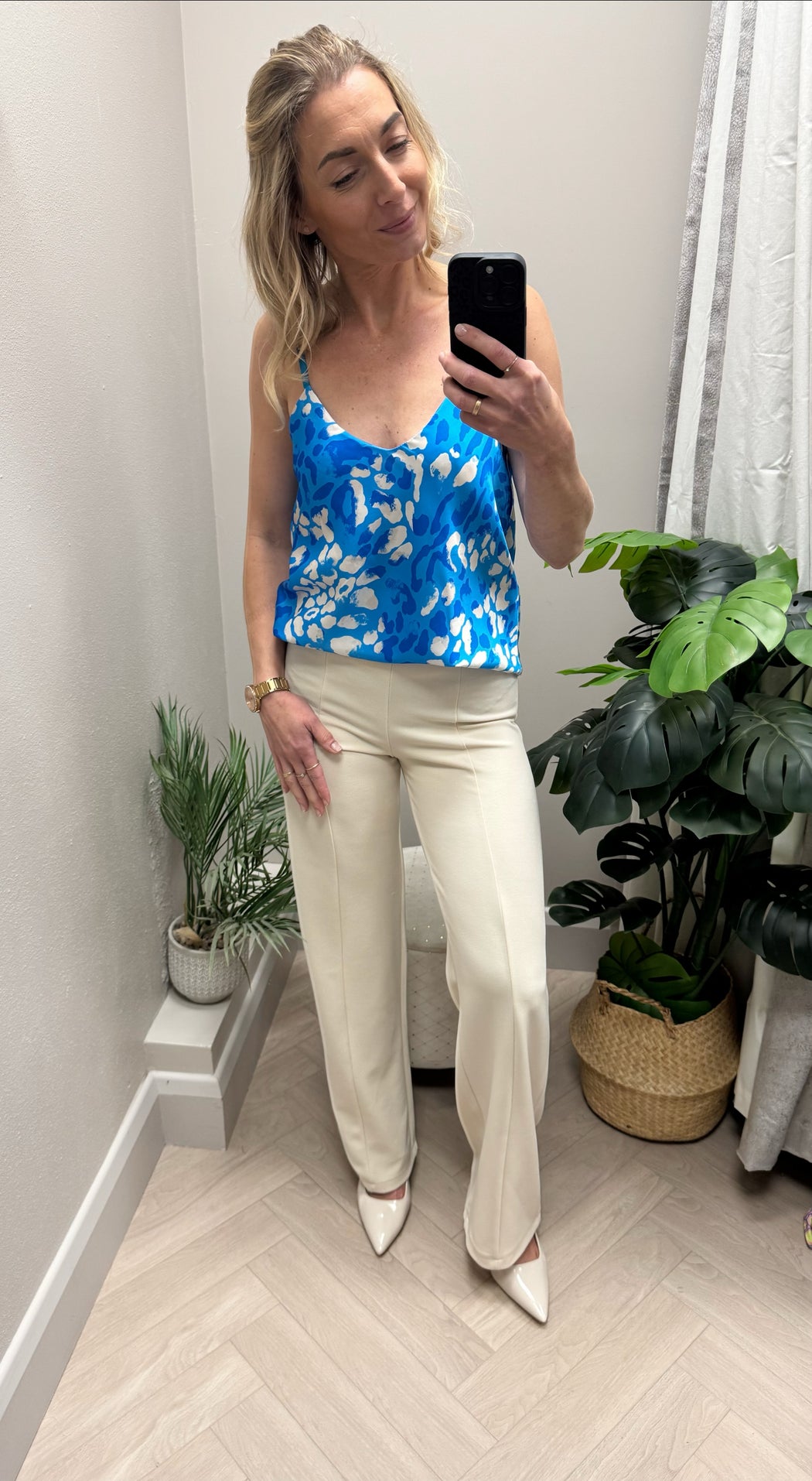 Sidney blue cami top