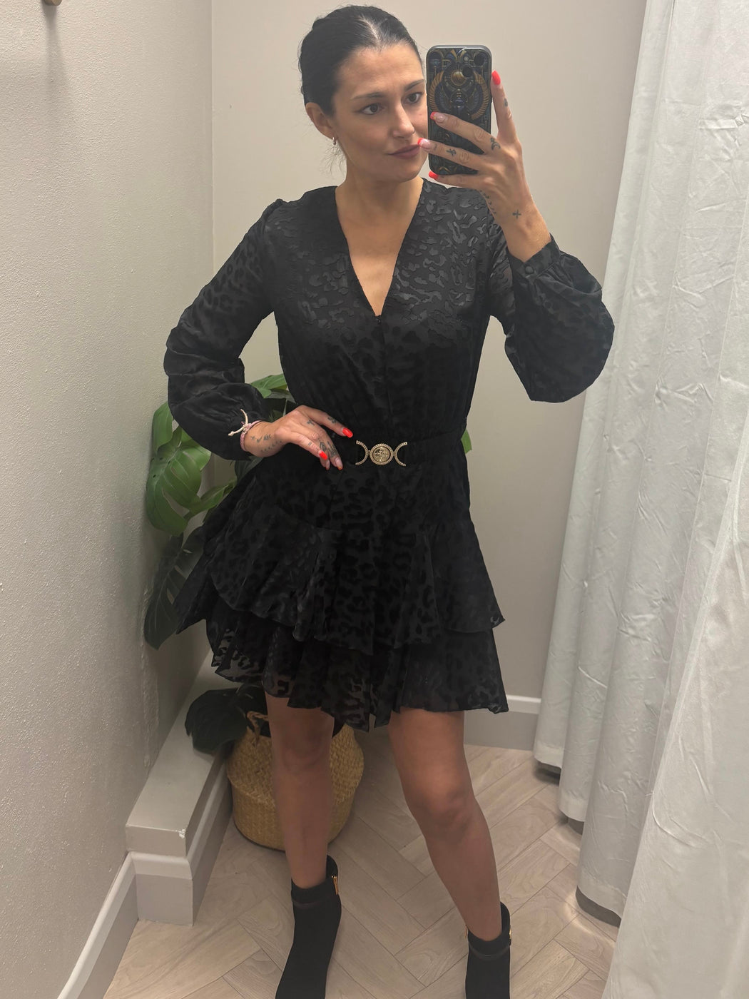 Guess black  Clarisse flare dress