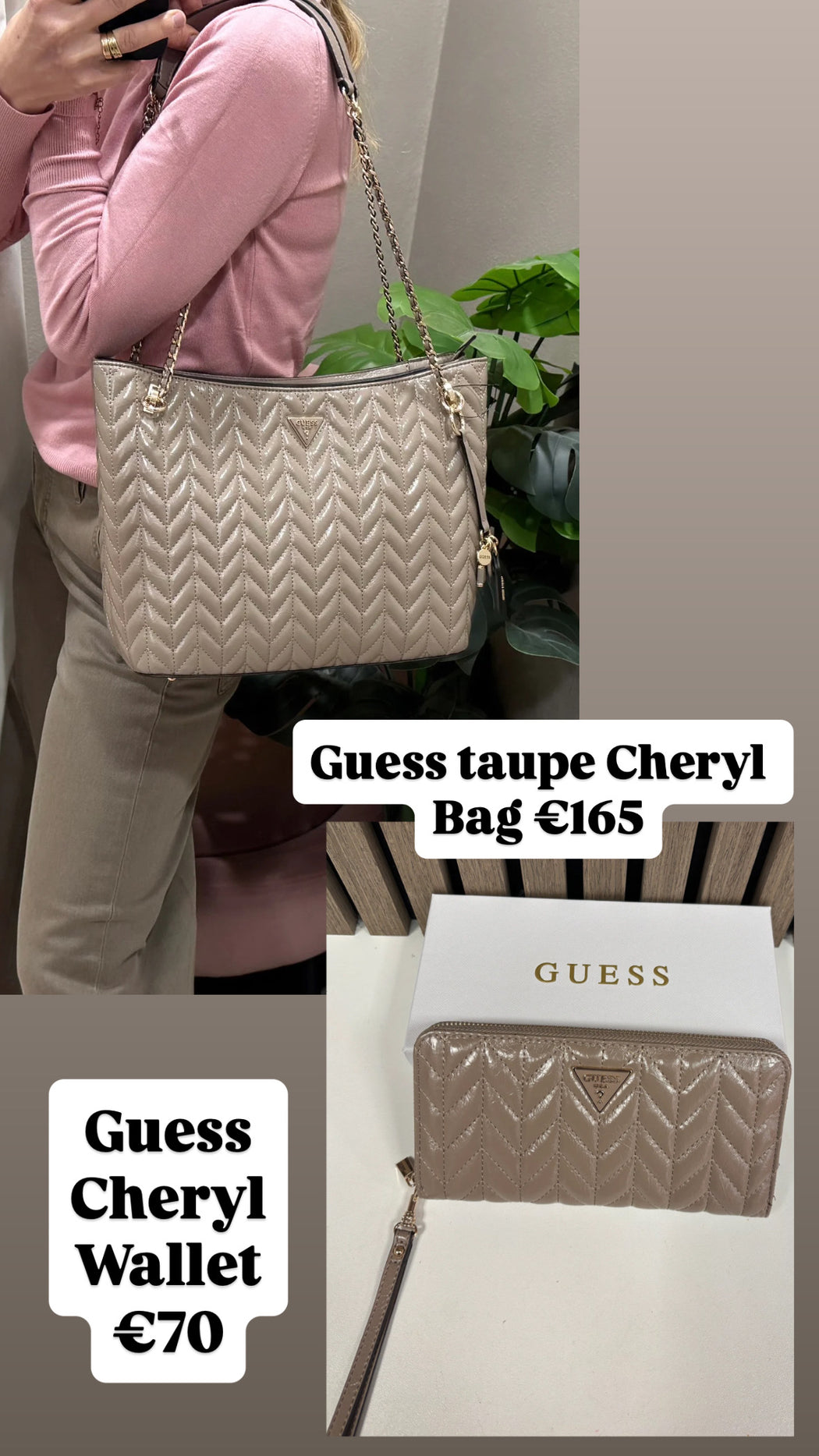 Guess Cheryl Bag. Dark Taupe TQ972022.