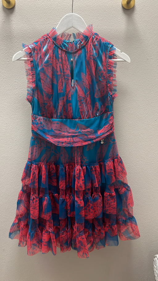 Amergia blue frill Goa dress