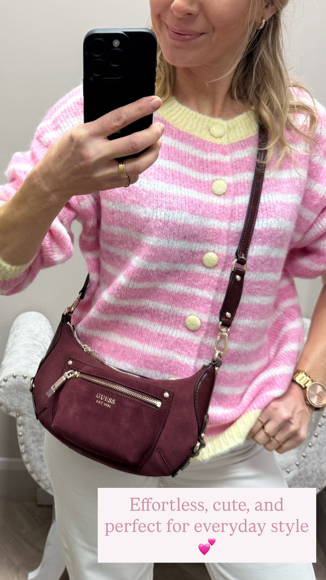 Guess Marsha mini burgundy SG950172