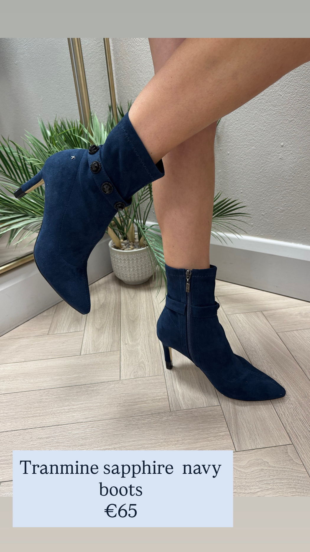 Tranmine sapphire  navy  boots