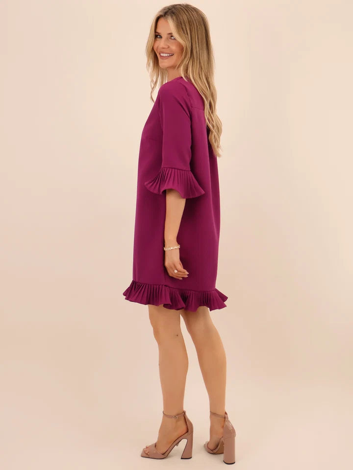 Magenta Olivia dress