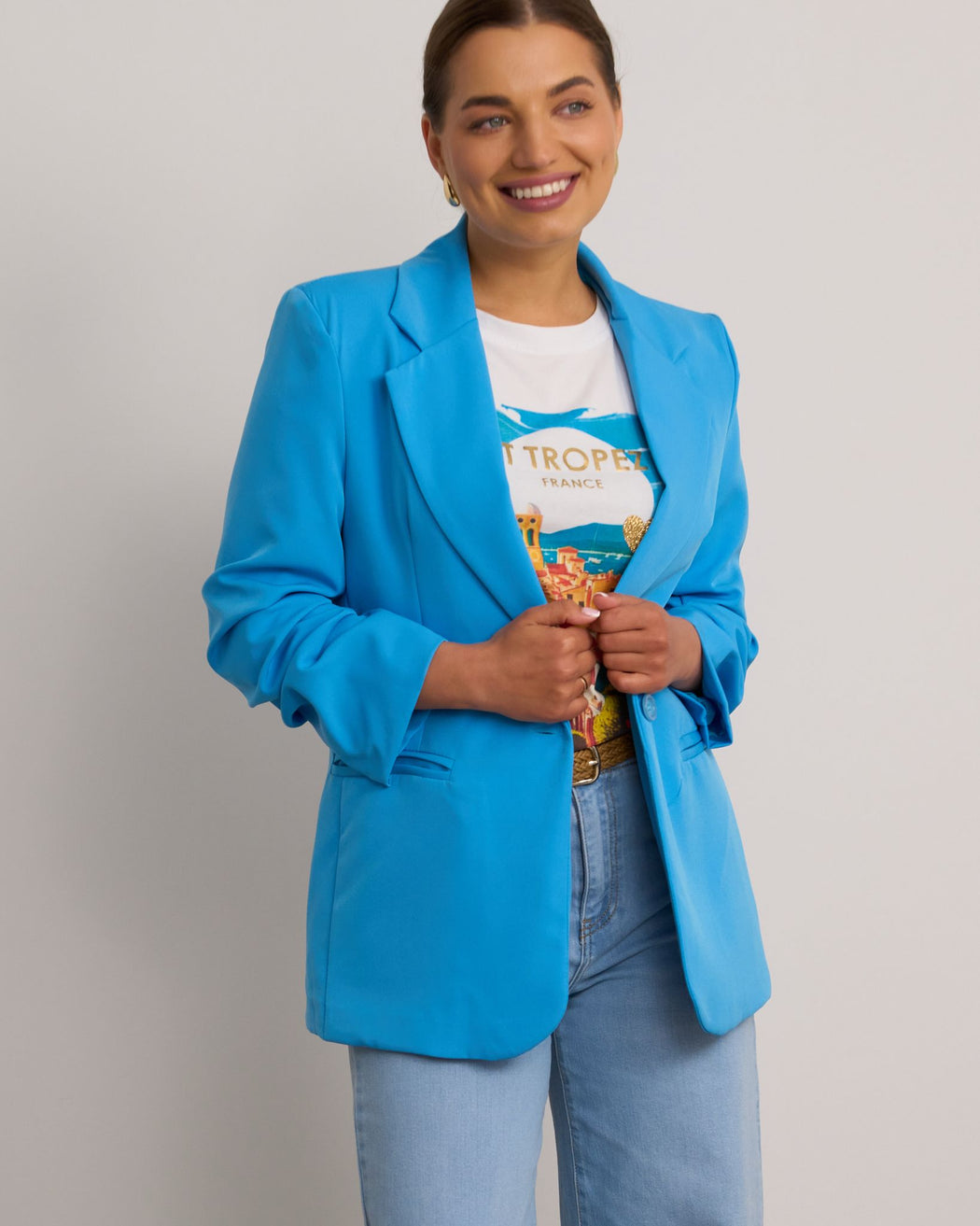 Turquoise Ellie blazer