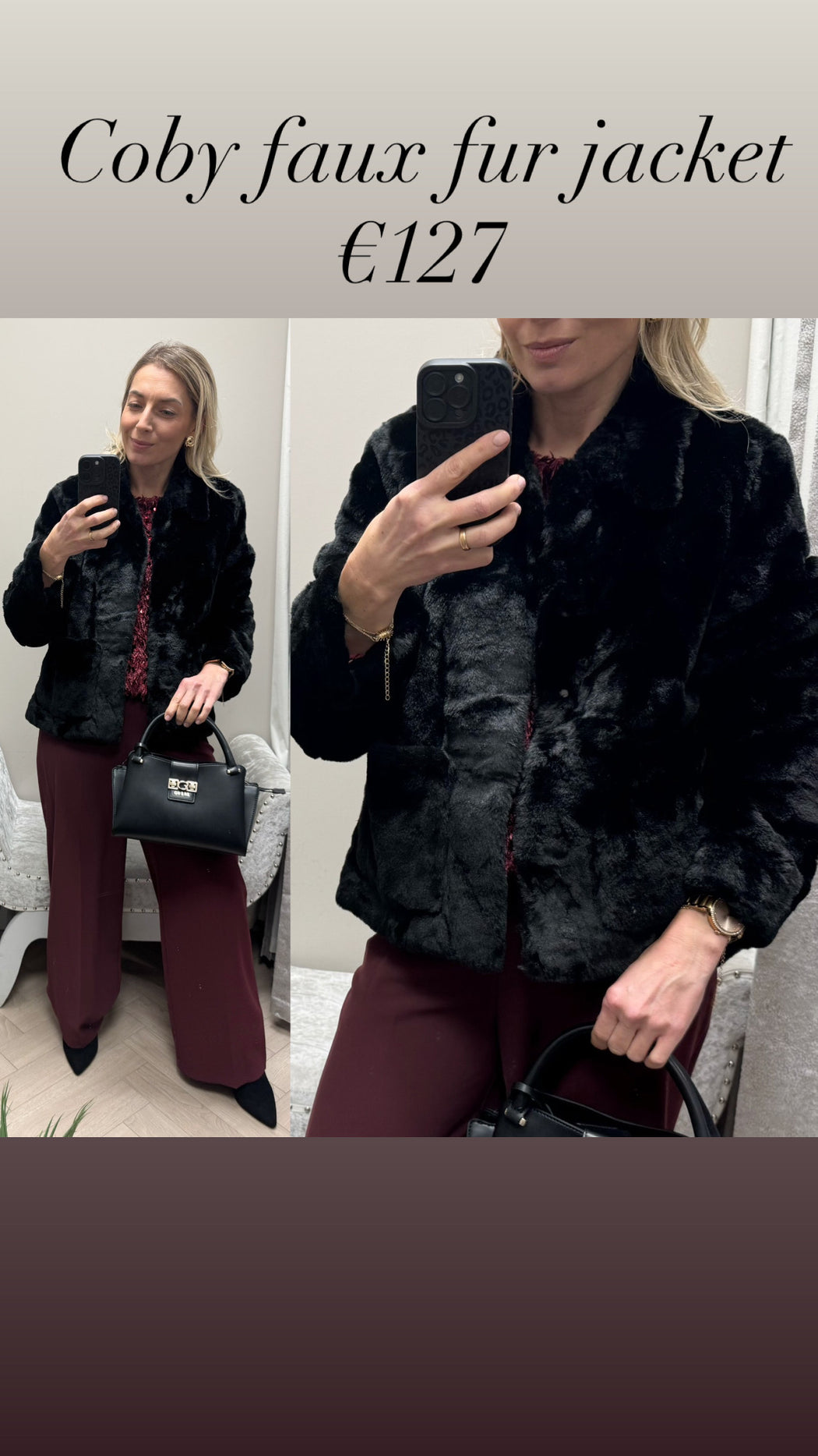 Coby faux fur jacket