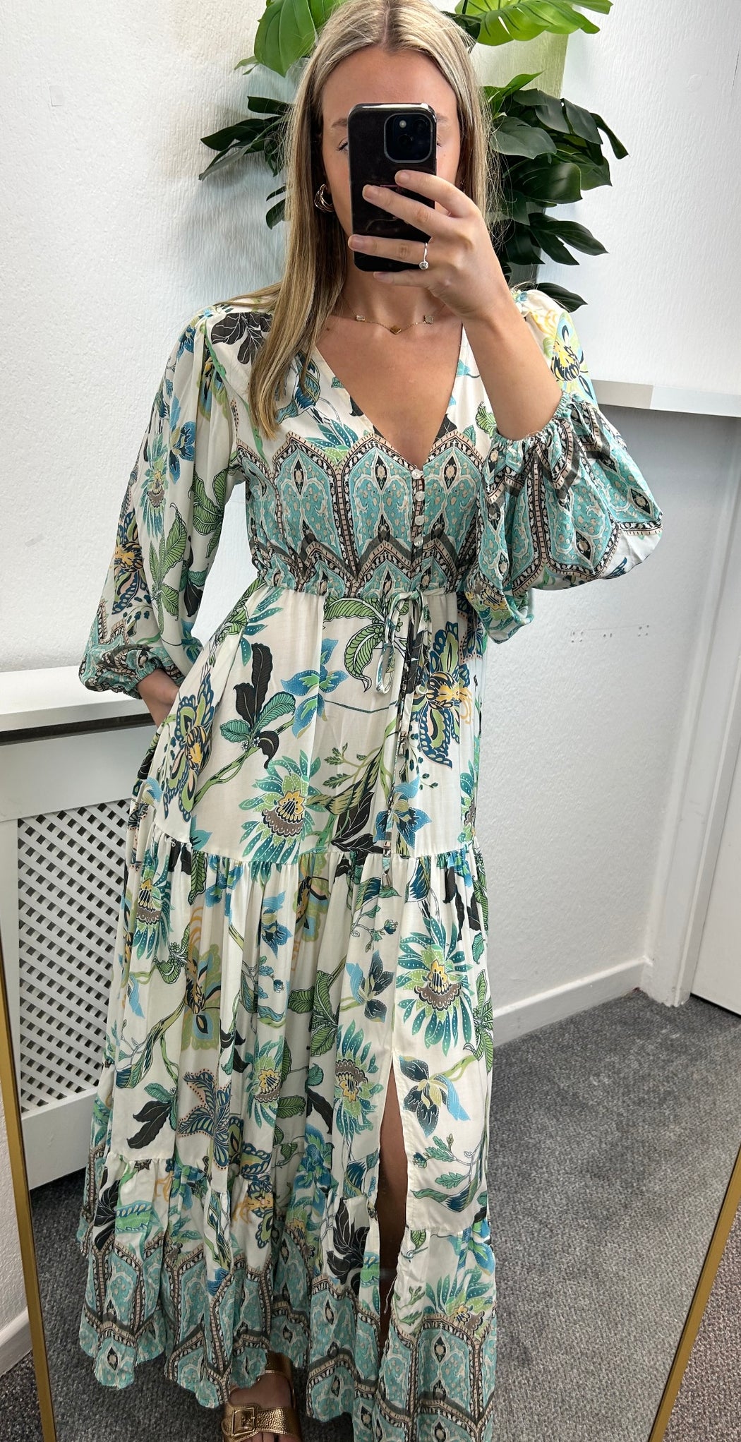 Utopia print maxi