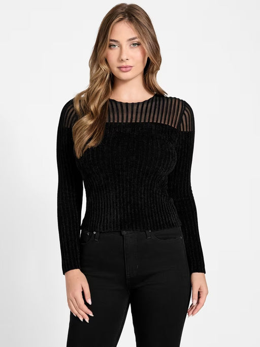 Guess rowena rib knit (black) w5br62z0890