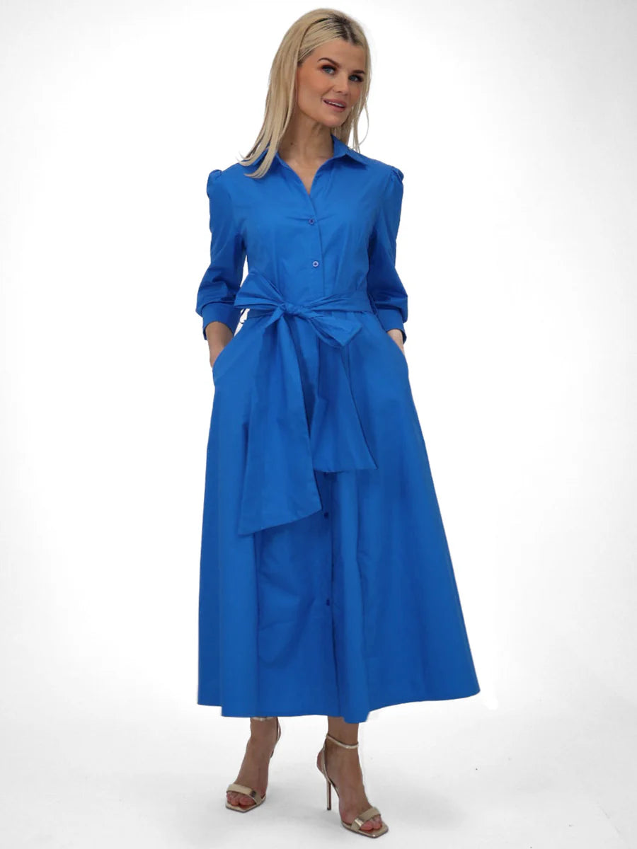 VICTORIA BLUE MAXI DRESS