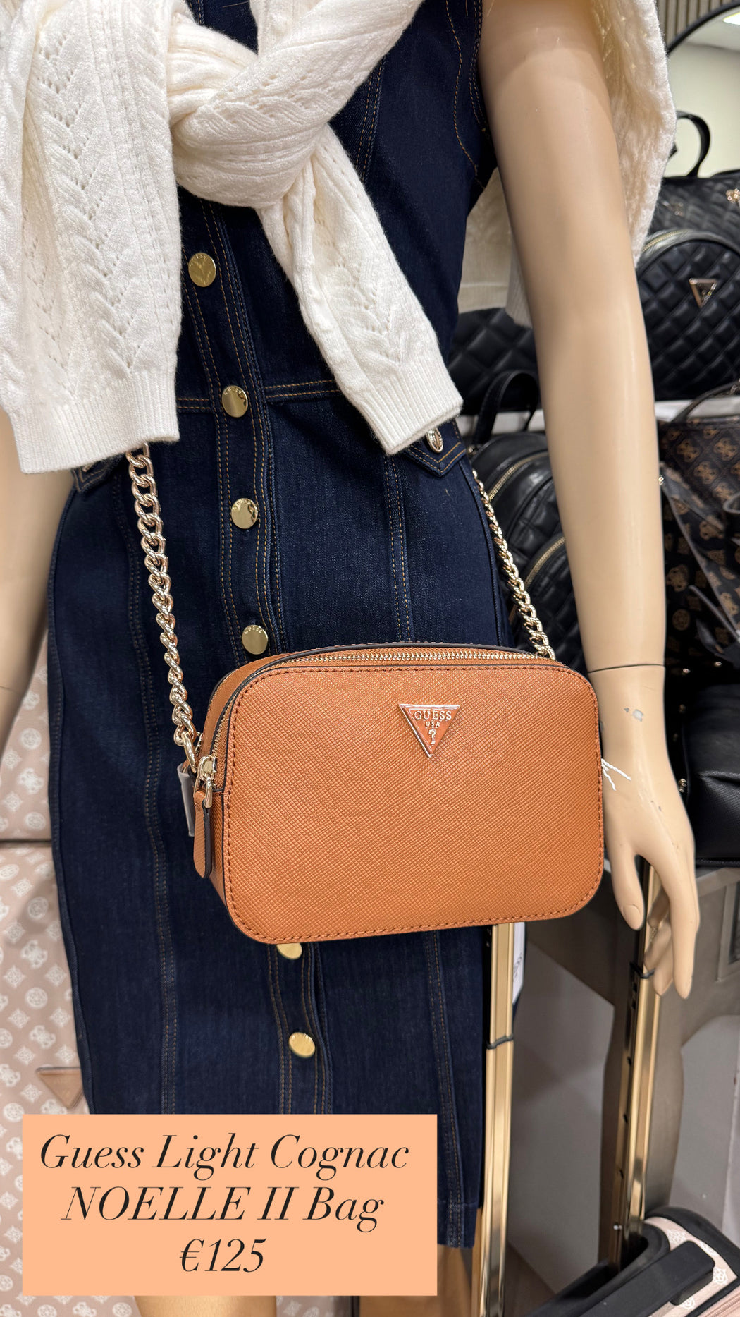 Guess Light Cognac NOELLE II  Bag ZG967214