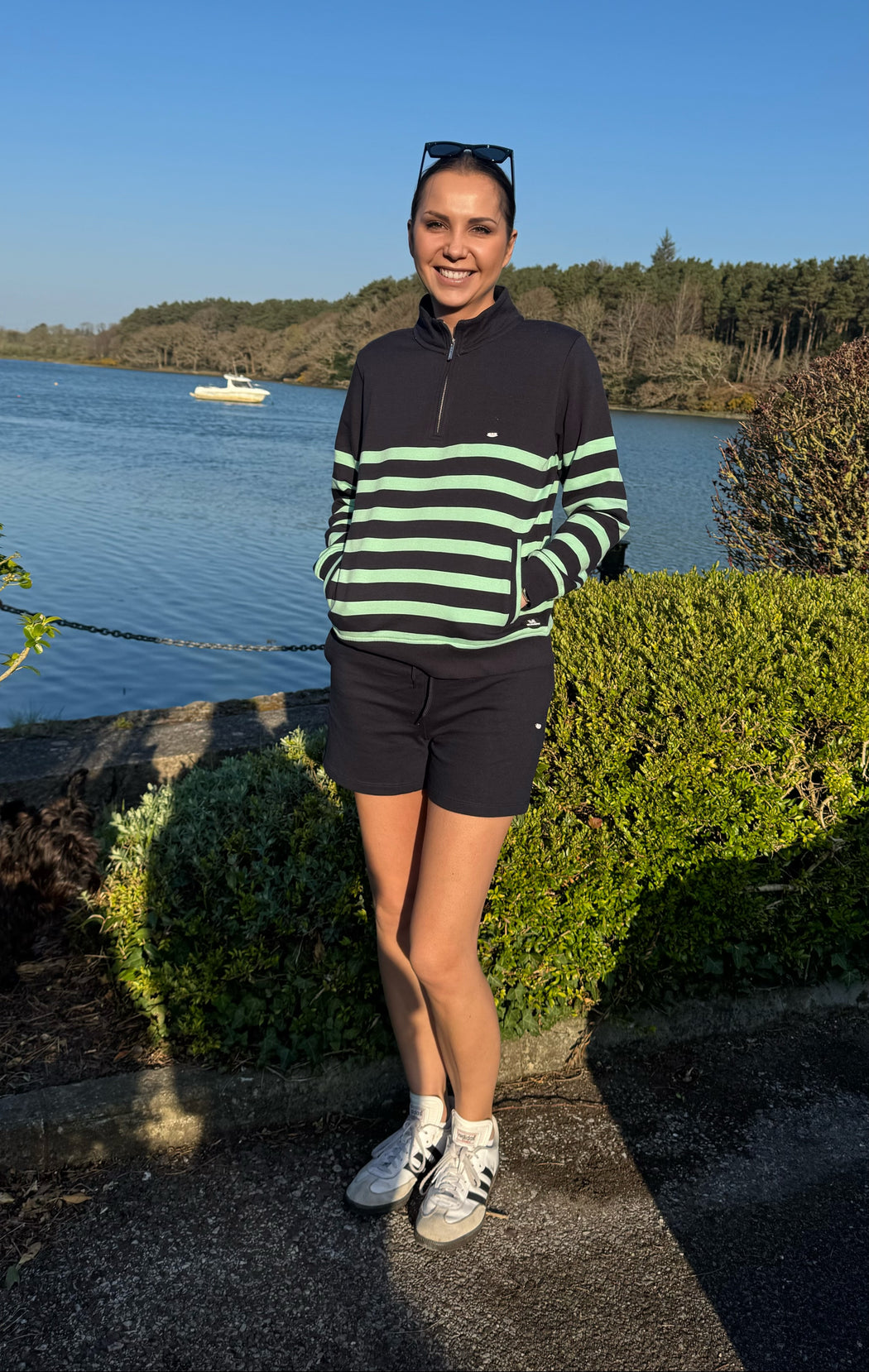 Lena Half Zip sweater