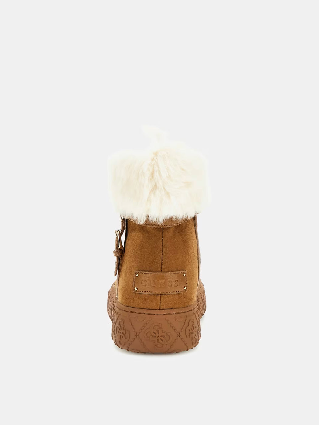 FLFUNCESU10 Guess tan fur boots