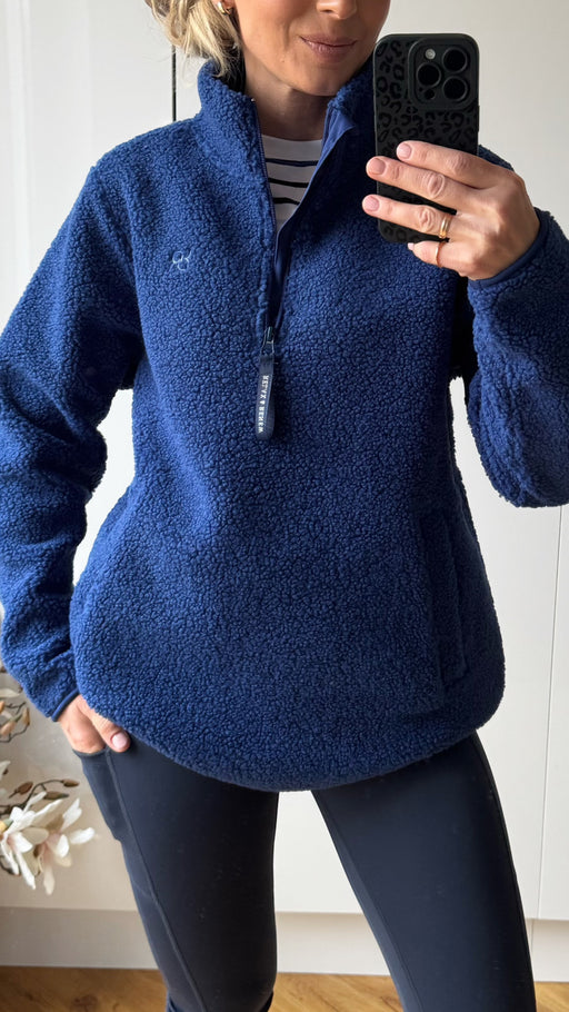 Julia Half Zip Blue