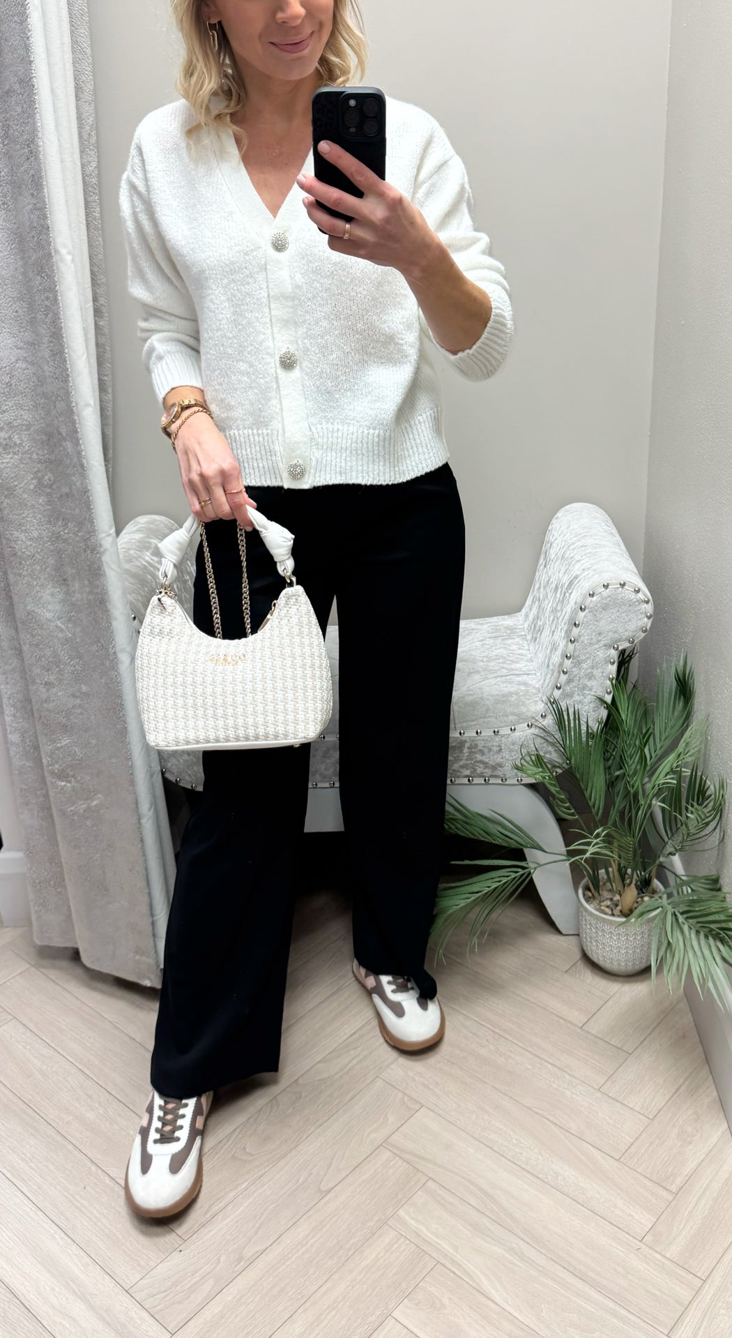 Maritza button cardi