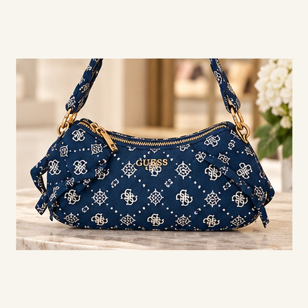Guess ALLEGRA Blue Logo Bag. GP248918