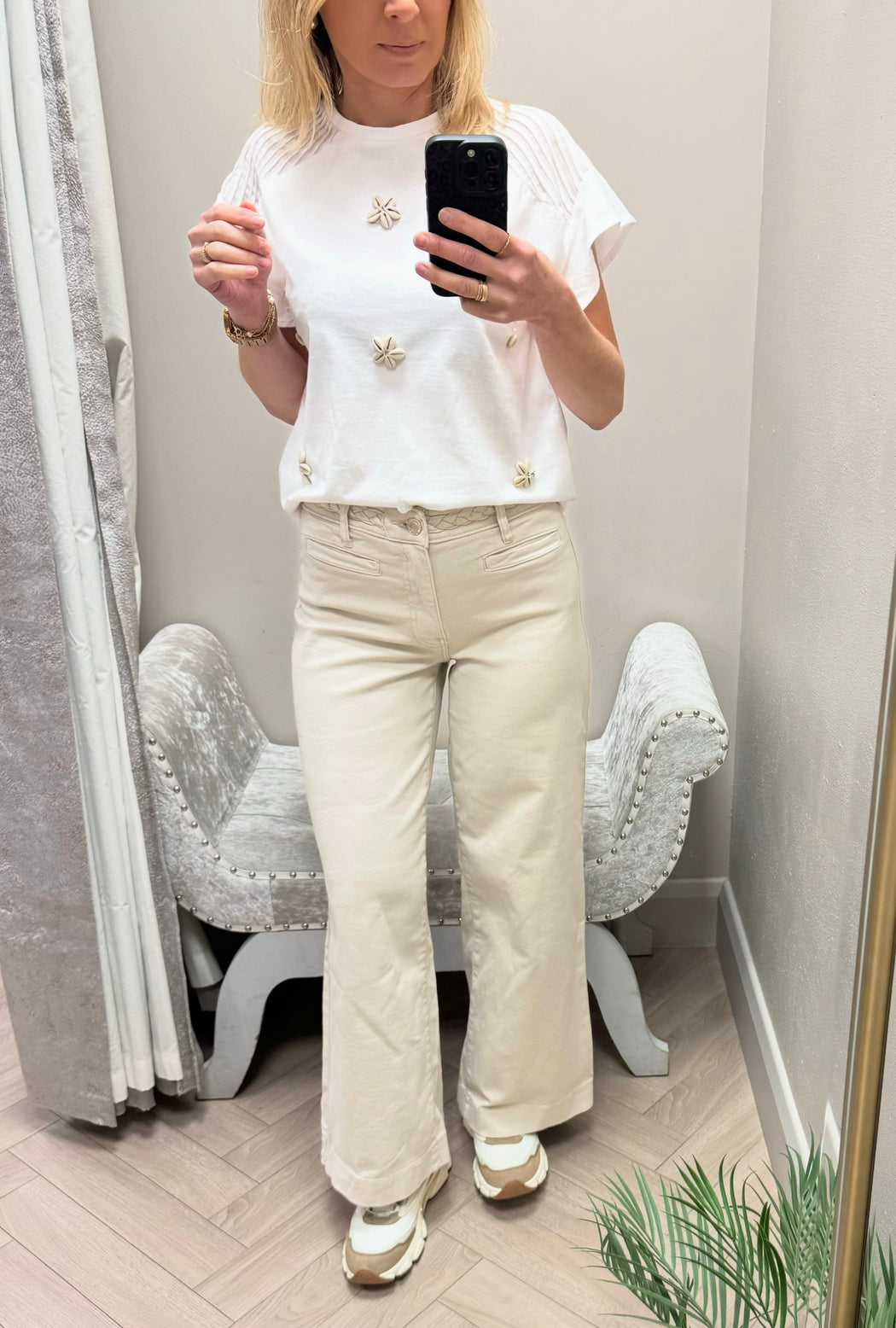 Zoya cream guess cropped jean w6gb15w1886-a115