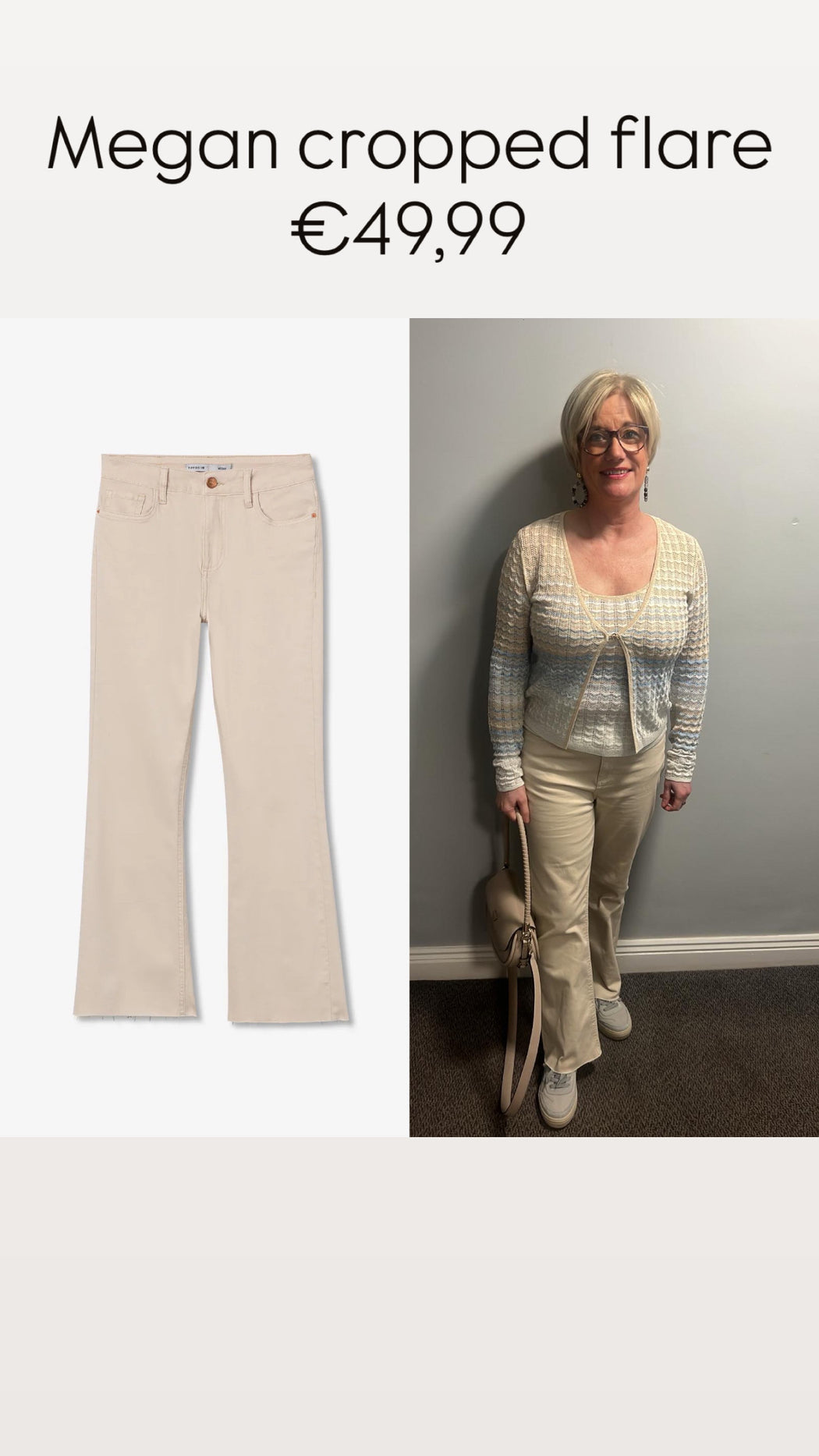 Megan cropped flare