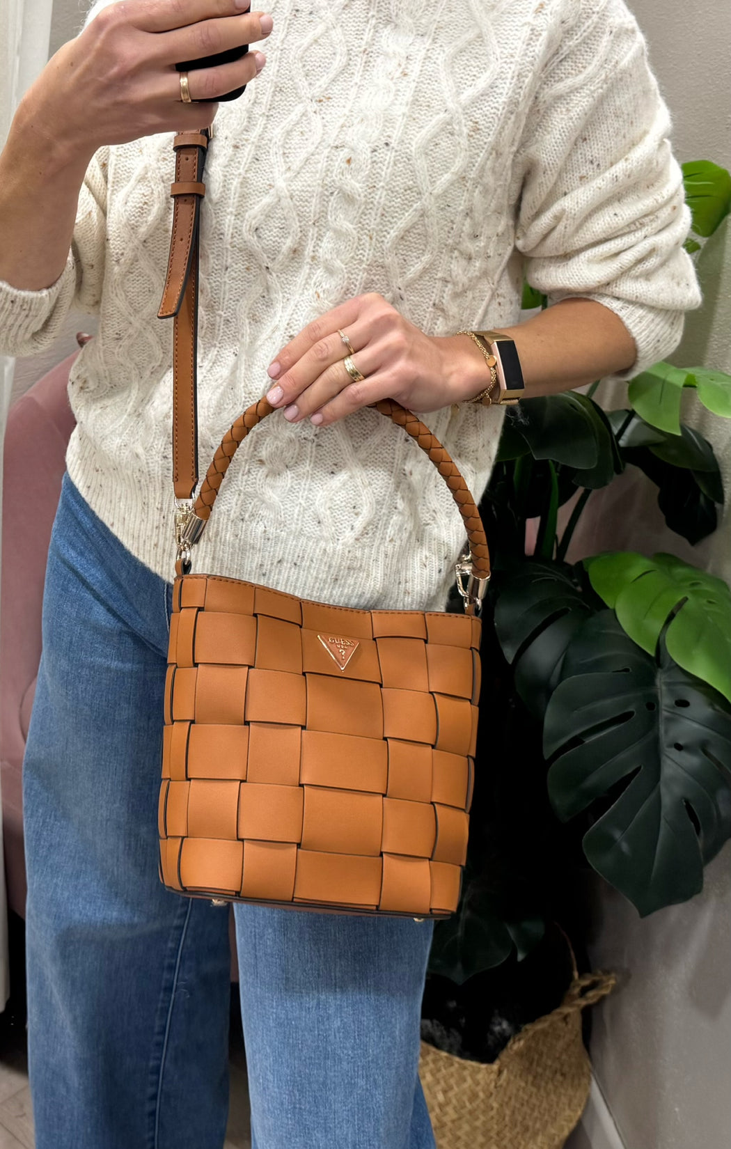 Guess Caramel MAYLEE bag. WG966103