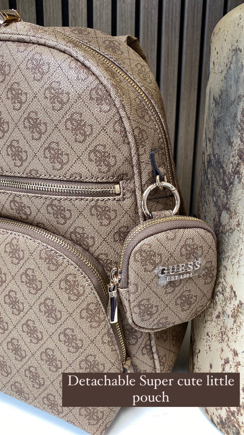 Guess latte logo power play backpack SL900633