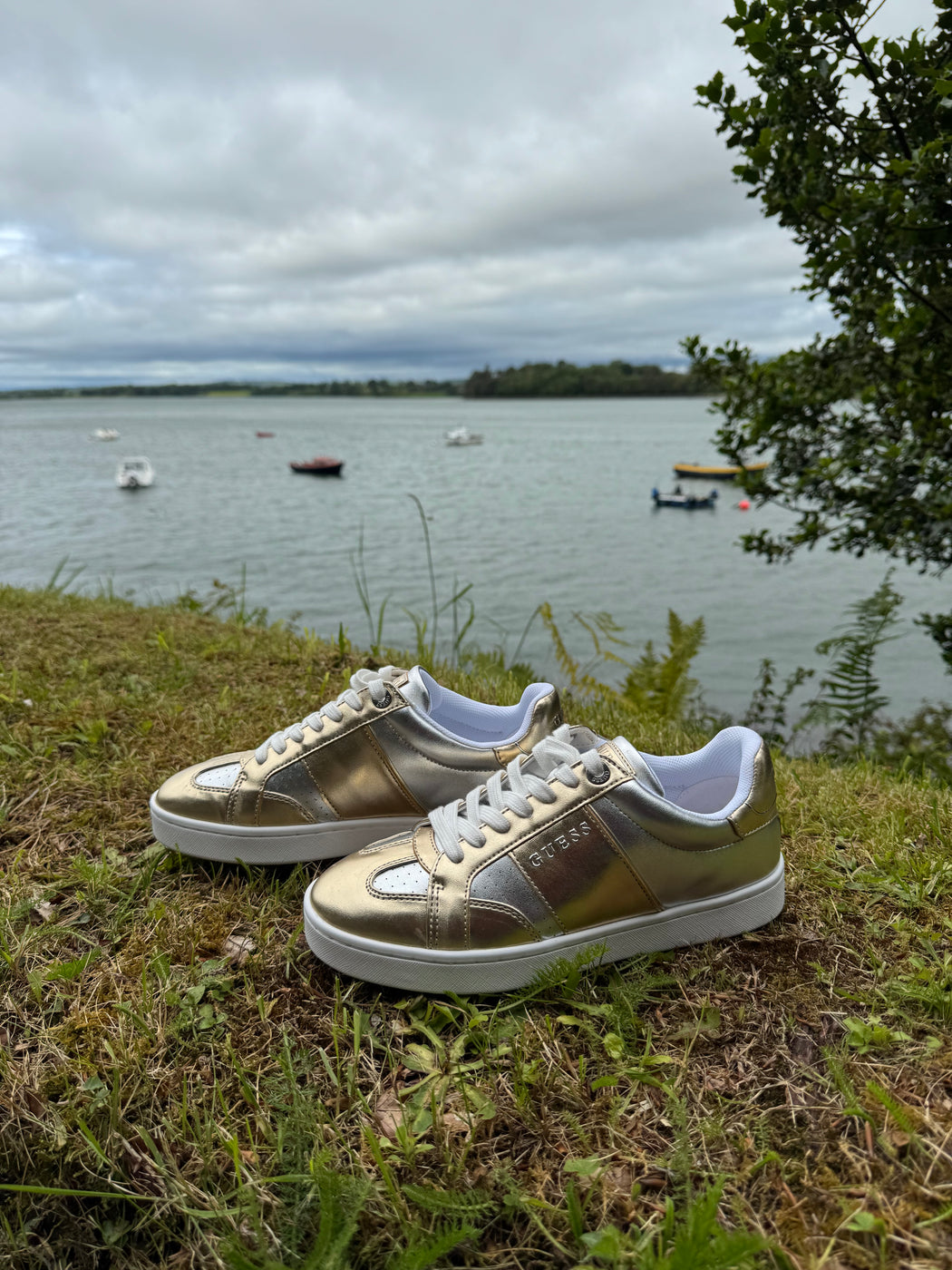 Guess gold sneakers fljr12lel12