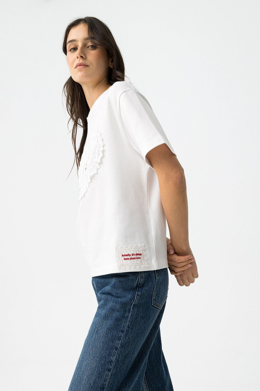 Aura t/shirt white
